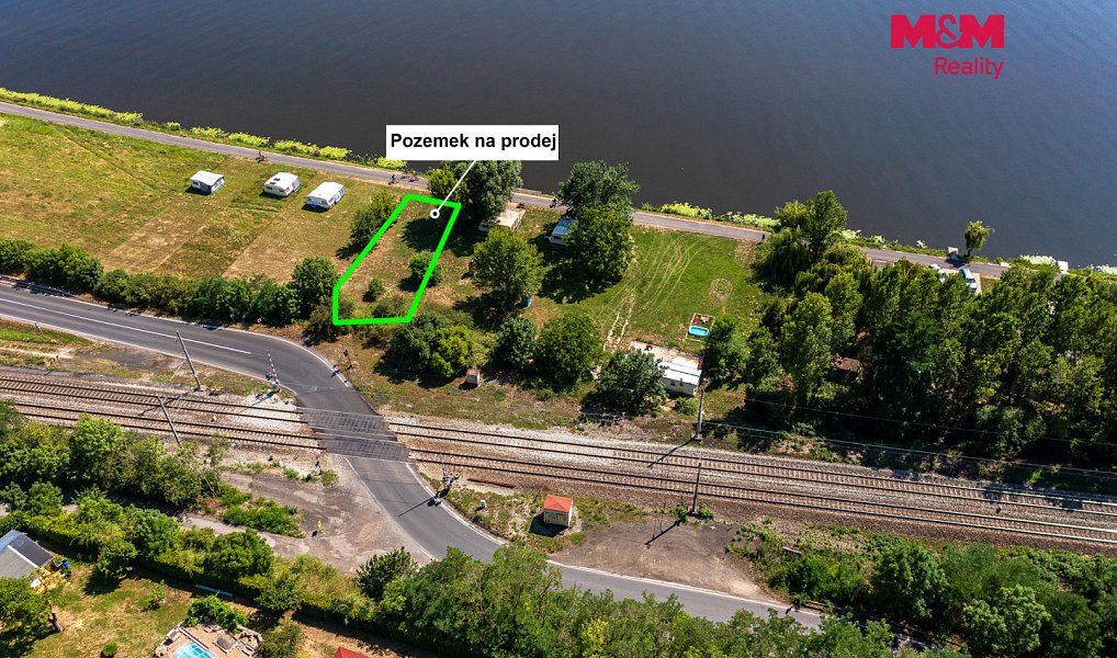 Prodej zahrady 449 m², Křešice – náhled fotky 2