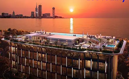 Prodej bytu 1+kk 39 m², Batumi, Gruzie