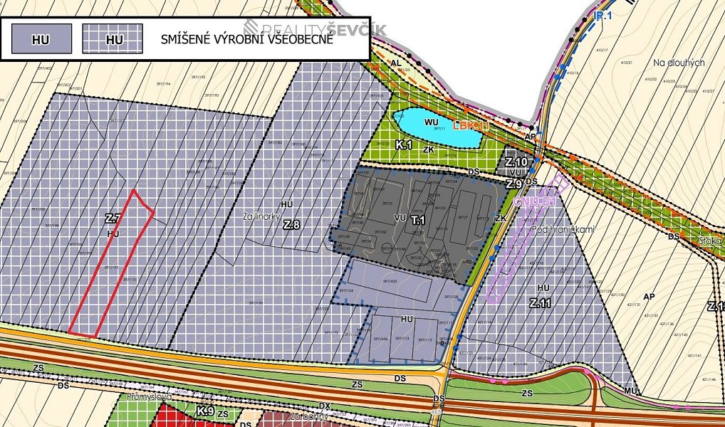 Prodej komerčního pozemku 7 981 m², Hůry – náhled fotky 6