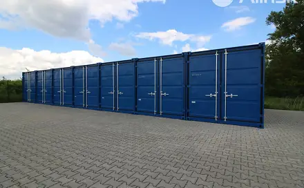 PRONÁJEM KONTEJNERŮ - 9 m2 A 13,8 m2 PRO SKLADOVÁNÍ, Brno