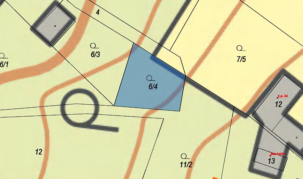 Prodej stavebního pozemku 9 m², Zadní Střítež – náhled fotky 3