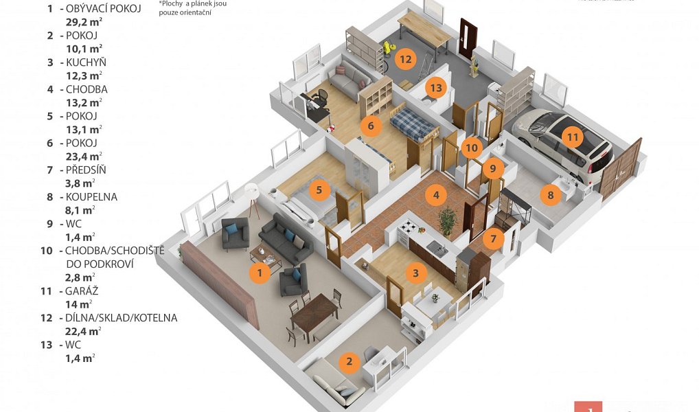 Prodej domu 255 m² s pozemkem 1 050 m², Pila – náhled fotky 2