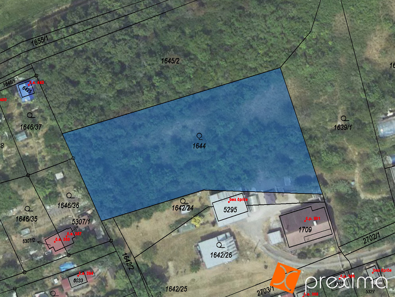 Prodej stavebního pozemku 572 m²