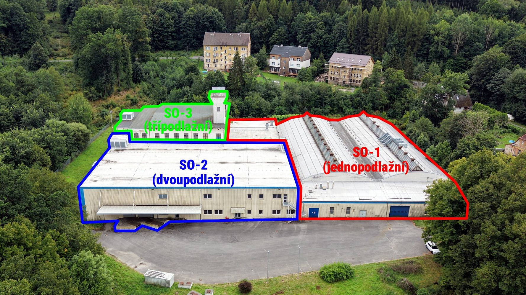 Prodej výrobních prostor 12 000 m²