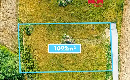 Prodej stavebního pozemku 1 092 m², Krahulov, okres Třebíč