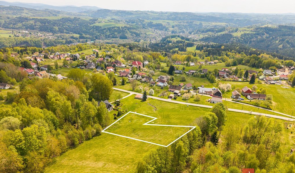 Prodej stavebního pozemku 2 523 m², Velké Hamry – náhled fotky 4