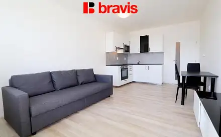 Pronájem bytu 1+kk 31 m², Rumiště, Brno - Trnitá