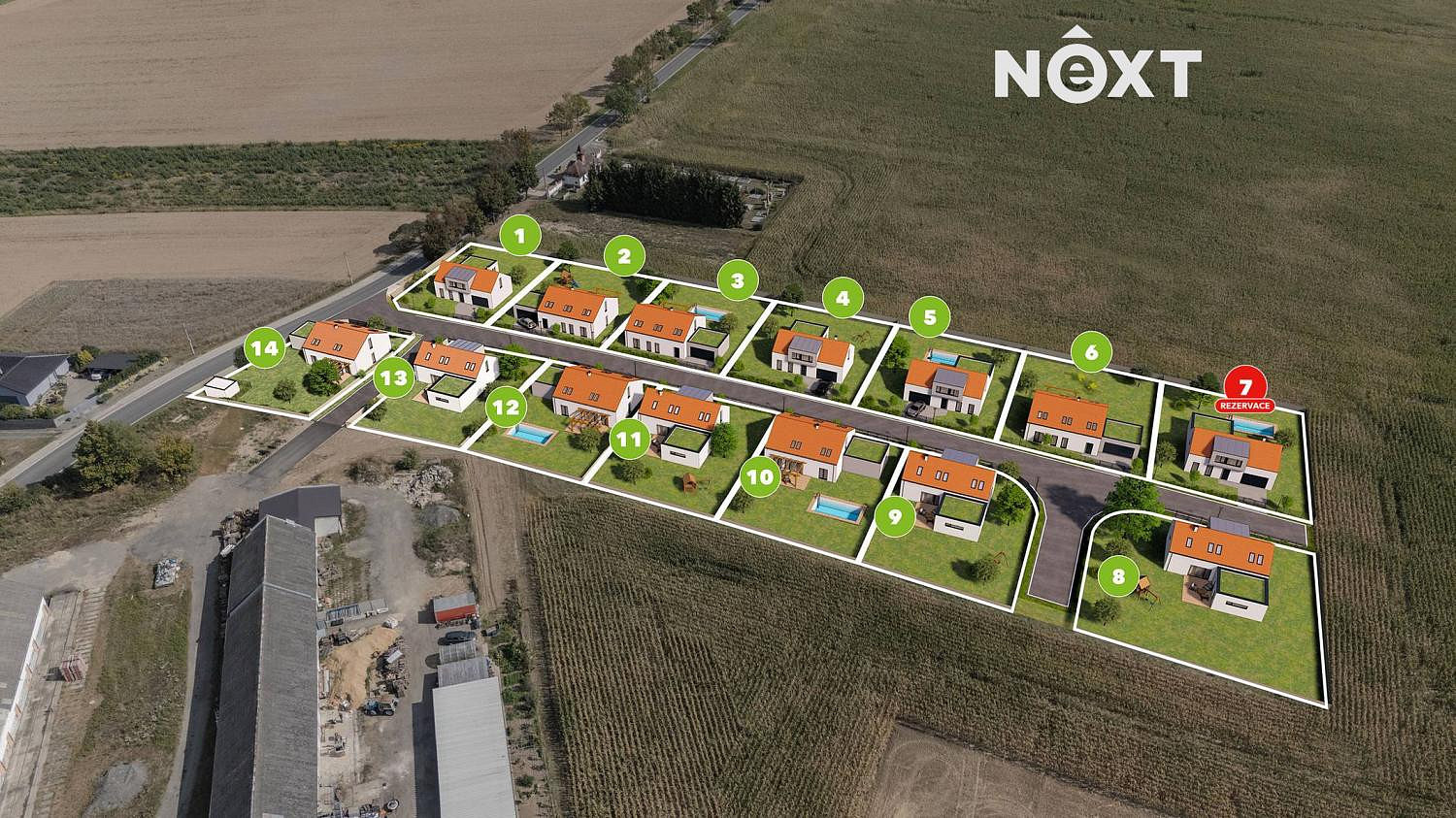 Prodej stavebního pozemku 736 m²