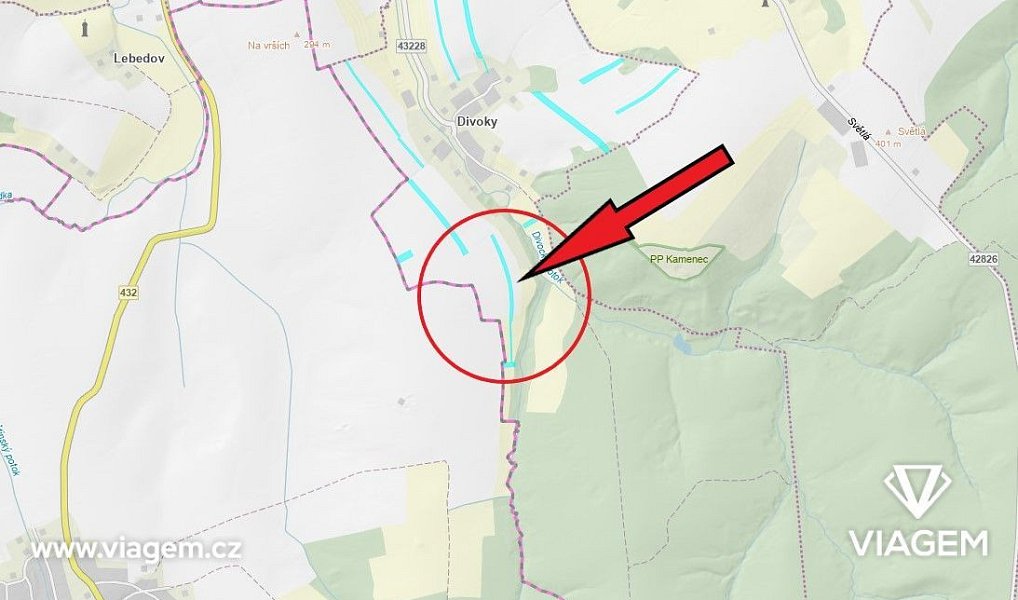 Prodej pole 822 m², Zdounky – náhled fotky 5