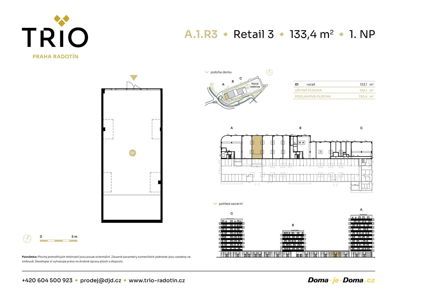 Prodej obchodních prostor 133 m² – fotografie 2