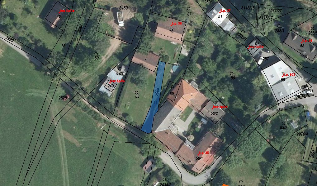 Prodej zahrady 54 m², Proseč – fotka 1 z 3