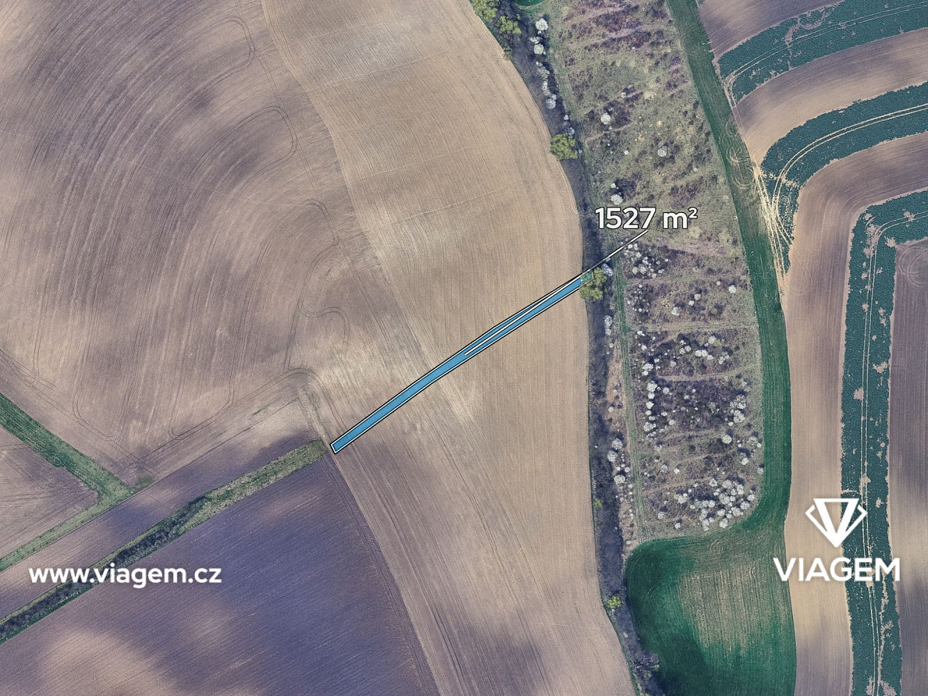 Prodej pole 1 527 m² - View 2
