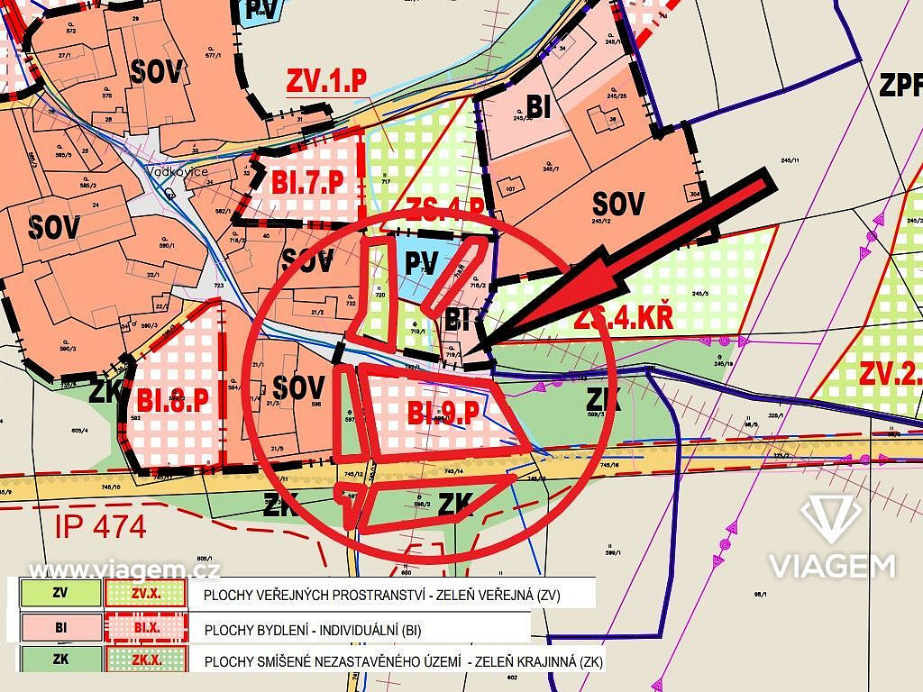 Prodej stavebního pozemku 366 m² – fotografie 5