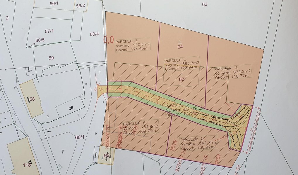Prodej stavebního pozemku 4 547 m², Praskačka – náhled fotky 2