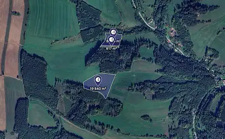Prodej pole 28 692 m², Vidochov, okres Jičín