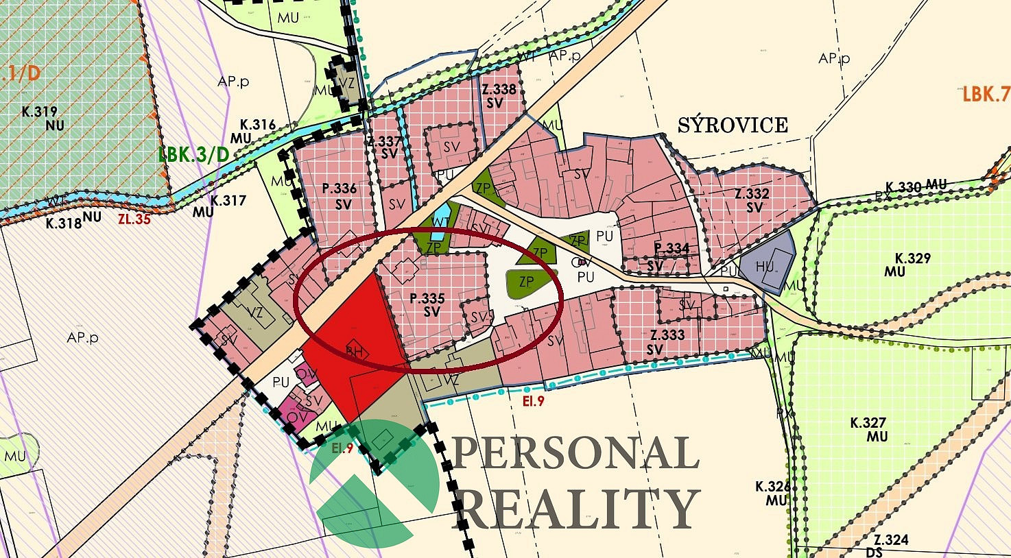 Prodej stavebního pozemku 8 775 m² – fotografie 5