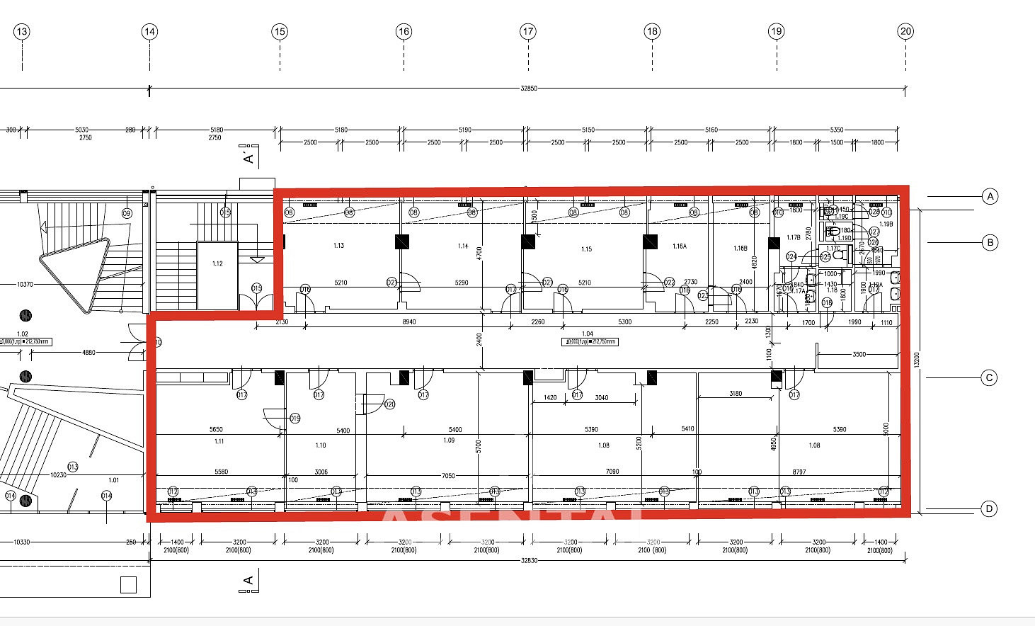 Pronájem kancelářských prostor, 296m² – další