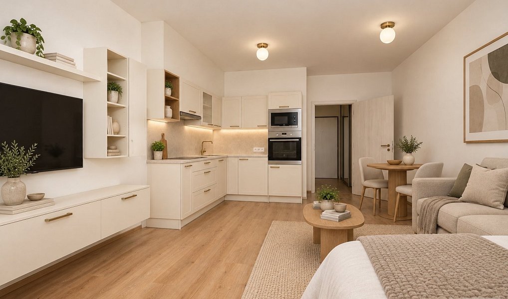 Prodej bytu 1+kk, 34 m², Letňany - Praha 18, Praha
