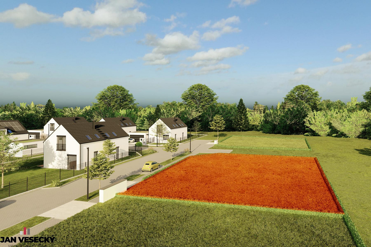 Prodej stavebního pozemku 701 m² – fotografie 3