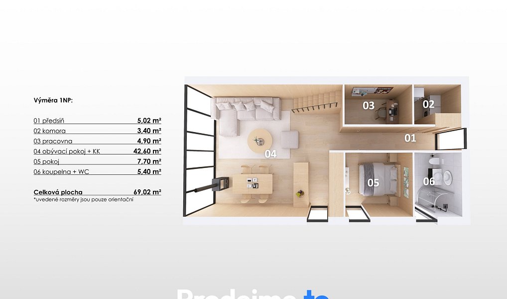 Prodej domu 91 m² s pozemkem 995 m², Želetava – náhled fotky 18