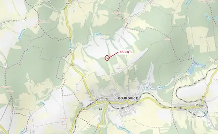 Dražba pozemku 537 m², Bojkovice