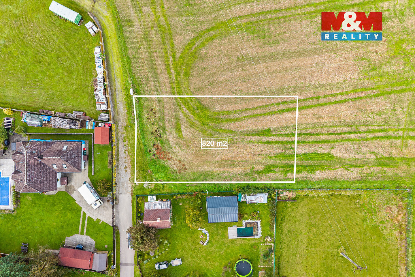 Prodej stavebního pozemku 820 m² – fotografie 4