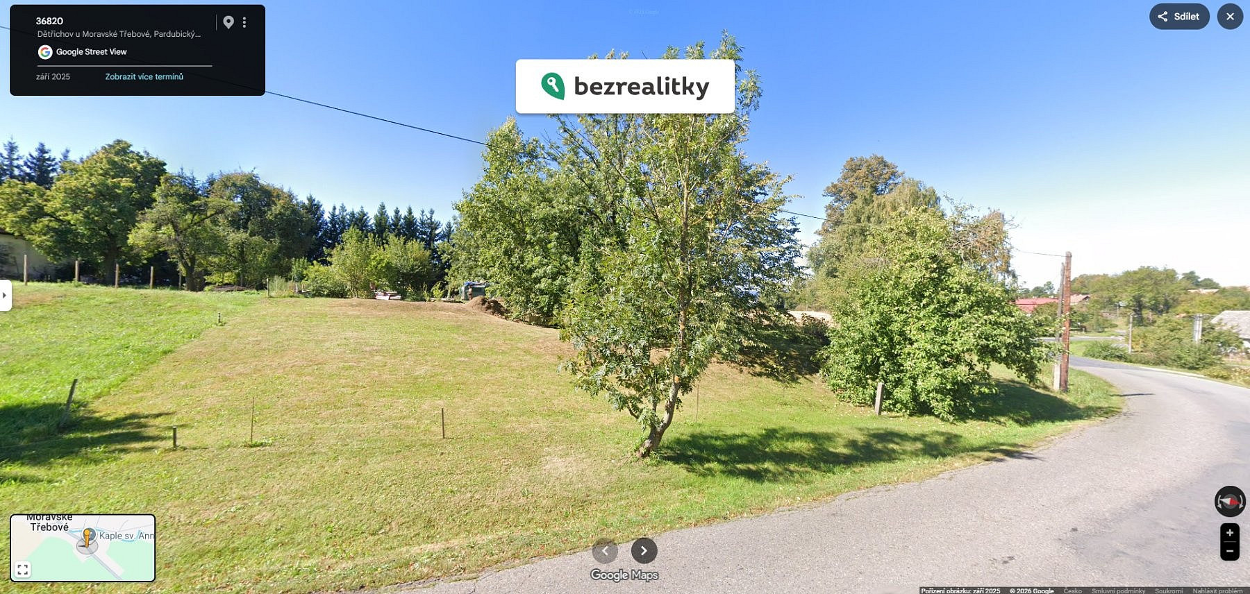 Prodej stavebního pozemku 1 957 m²
