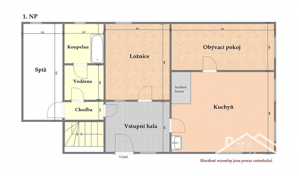 Prodej chaty/chalupy 168 m² s pozemkem 2 068 m², Močovice – náhled fotky 21