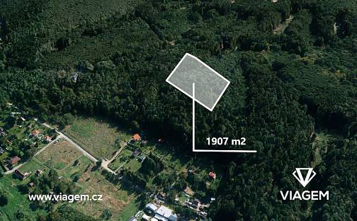 Prodej lesa 1 907 m², Libeř, okres Praha-západ