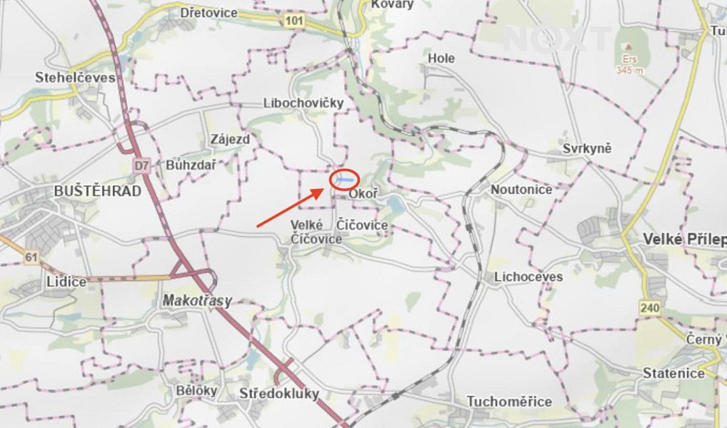 Prodej pole 3 567 m², Číčovice – náhled fotky 3