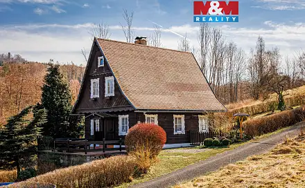 Prodej chaty/chalupy 160 m² s pozemkem 2 068 m², Krásná Lípa - Vlčí Hora, okres Děčín