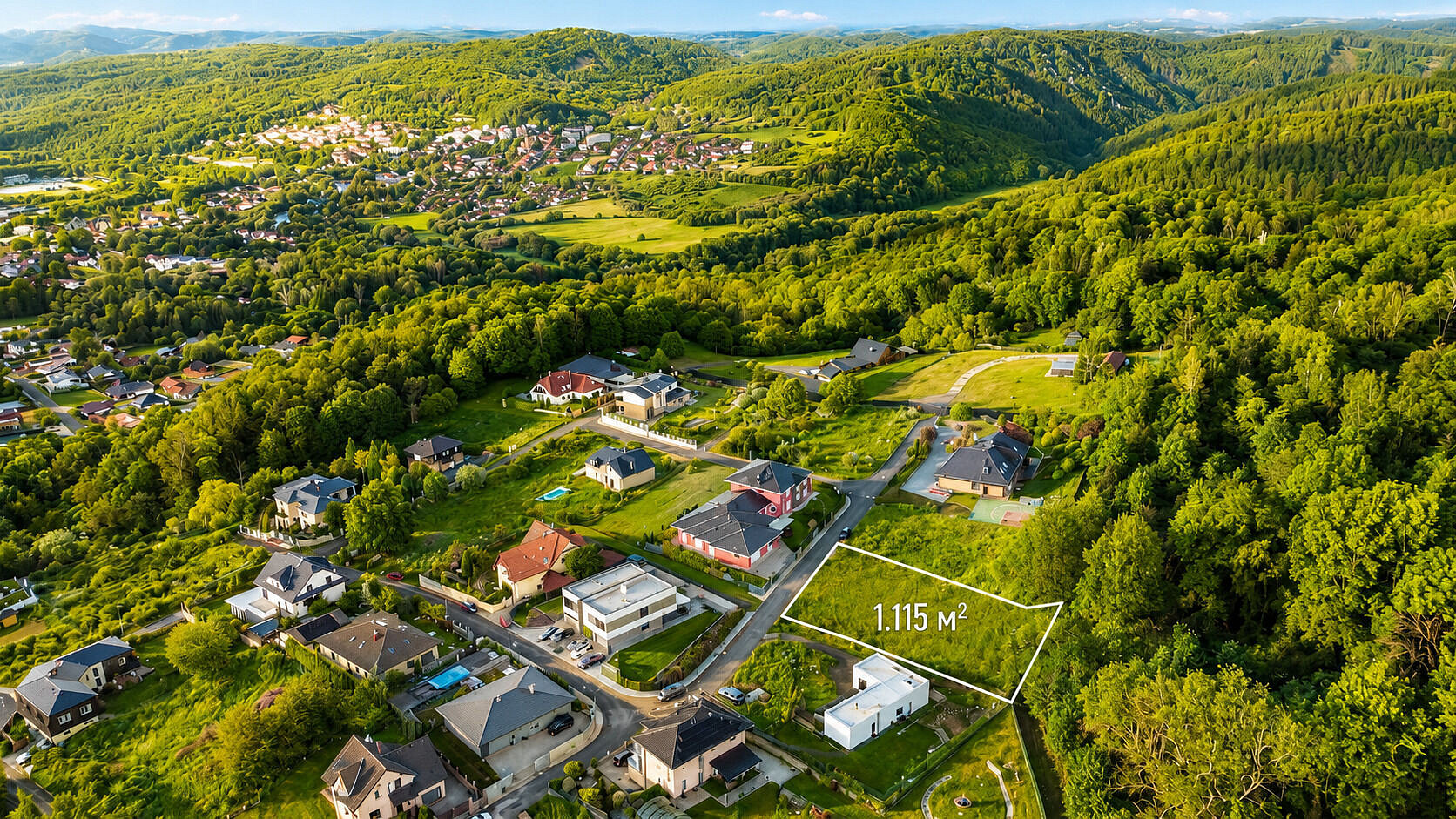 Prodej stavebního pozemku 1 115 m²