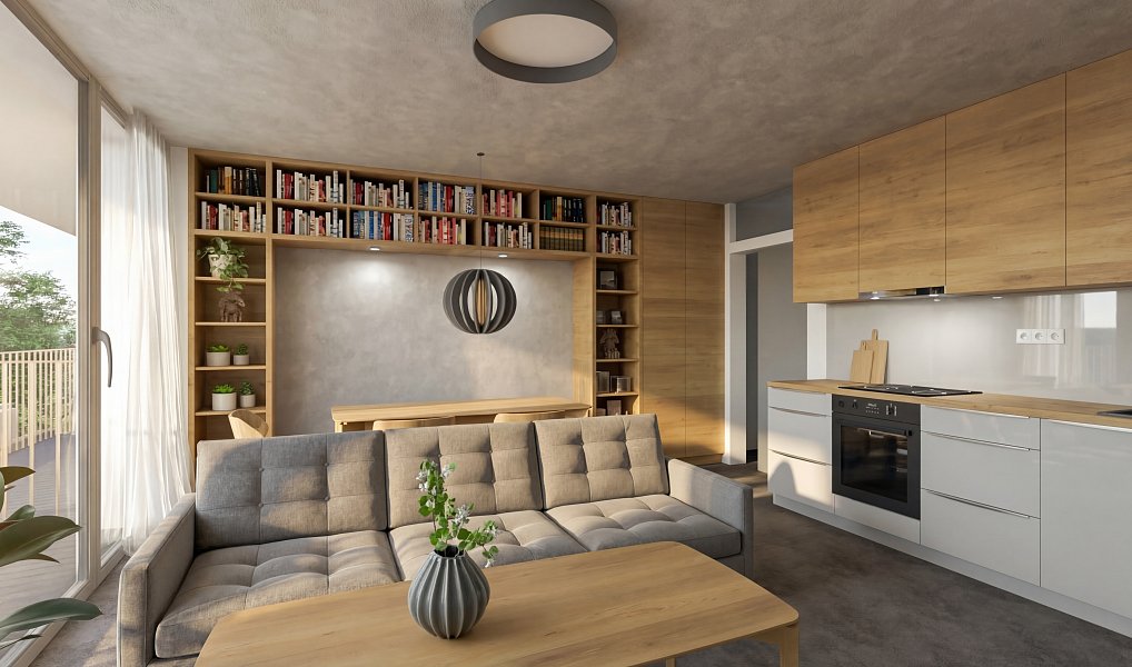 Prodej bytu 3+kk 66 m², Velké Bílovice – náhled fotky 3