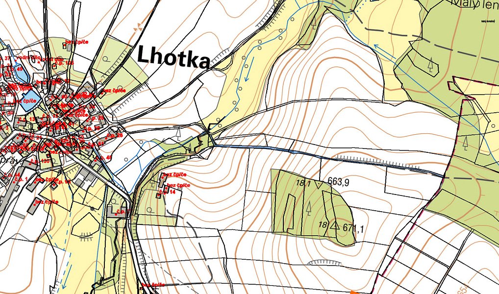 Prodej pozemku 92 m², Lhotka – náhled fotky 4