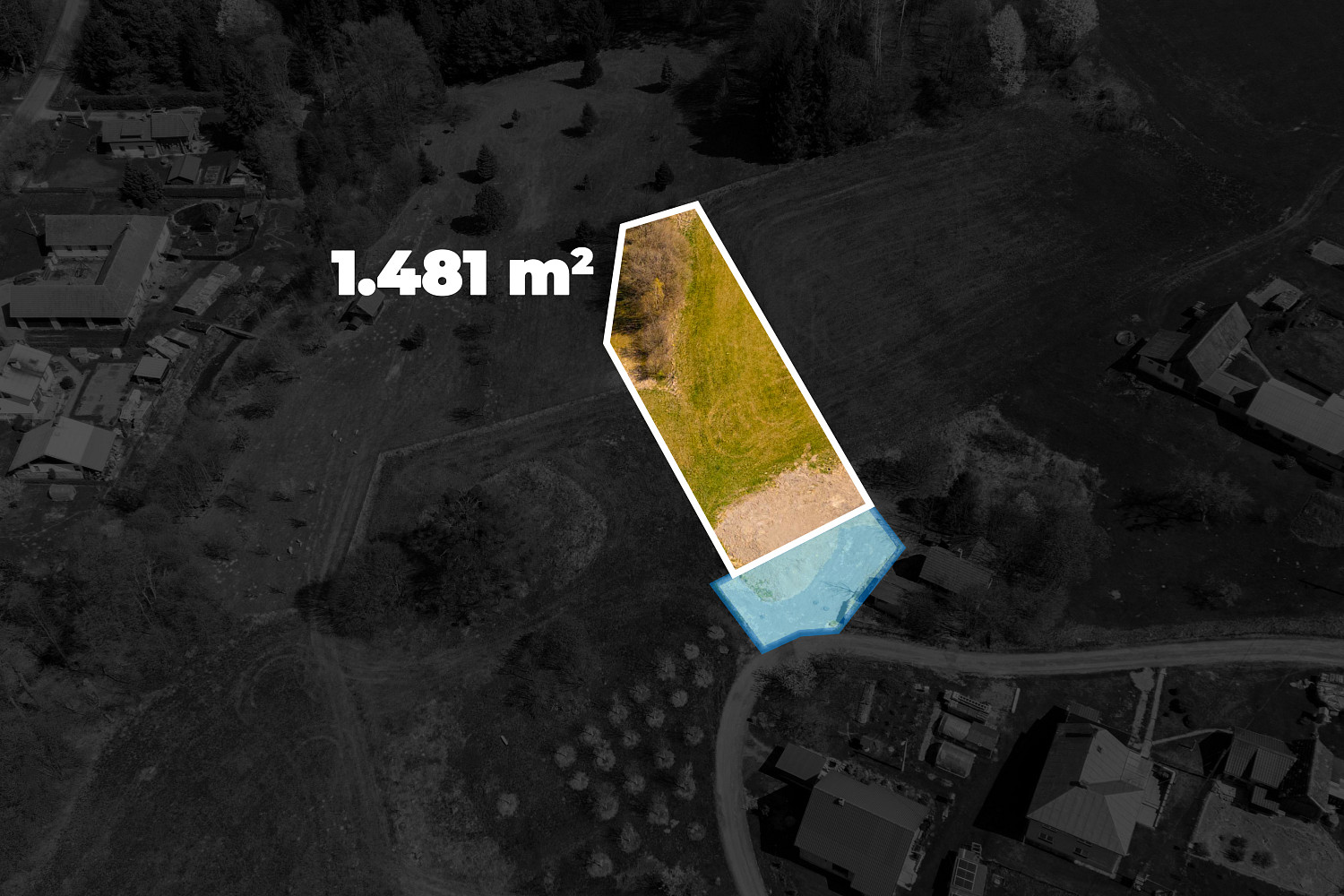 Prodej stavebního pozemku 1 481 m² – fotografie 4