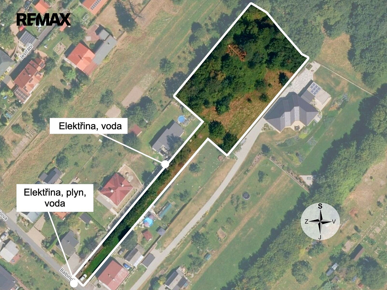 Prodej stavebního pozemku 3 646 m² – fotografie 4
