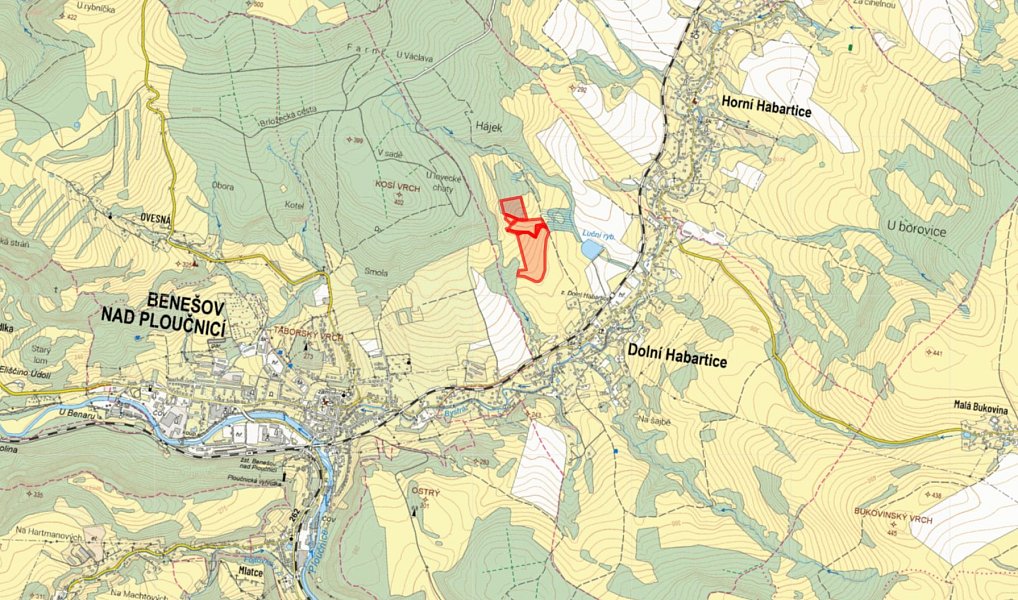 Prodej pole 83 791 m², Dolní Habartice – náhled fotky 2
