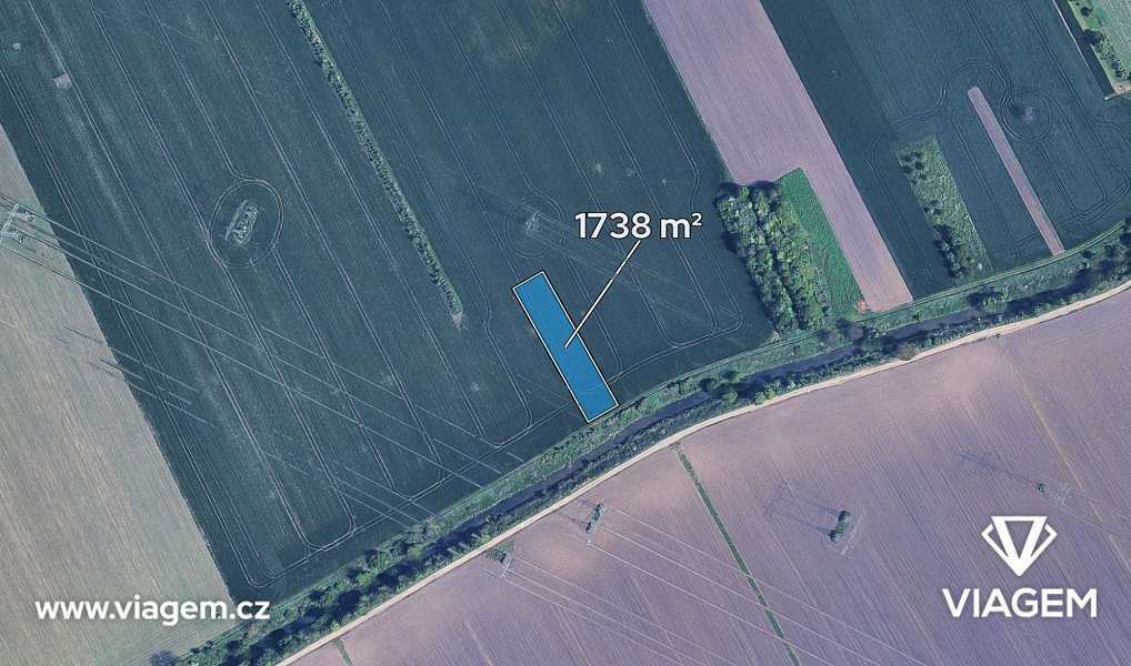Prodej pole 1 738 m², Újezd u Brna – náhled fotky 2