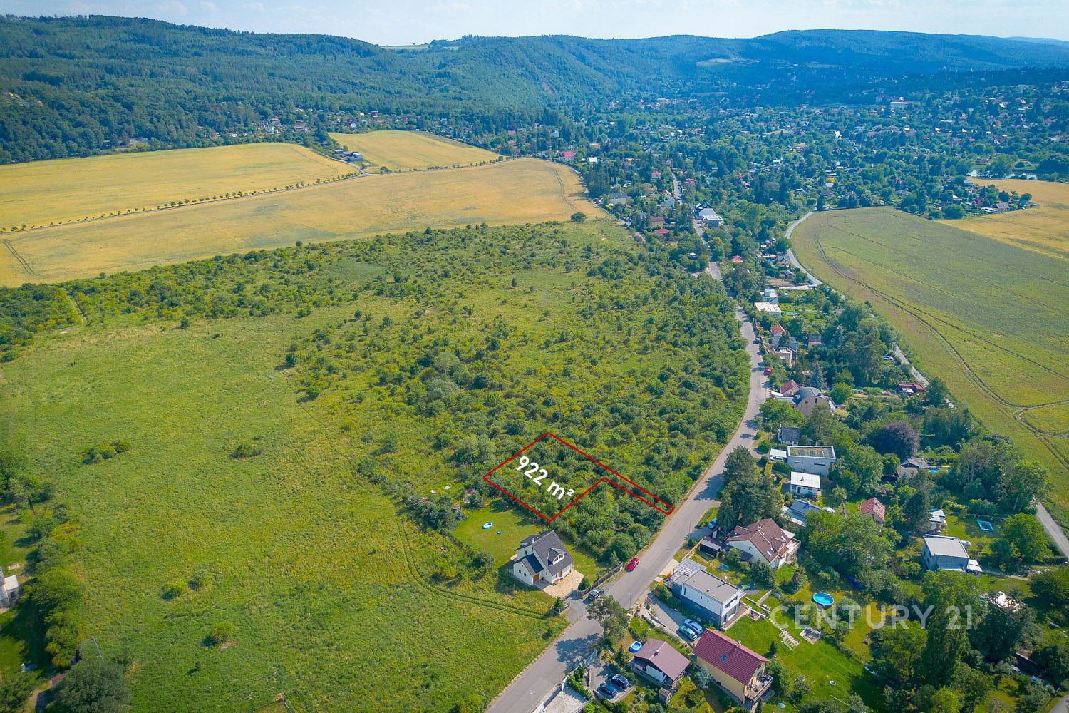 Prodej stavebního pozemku 922 m²