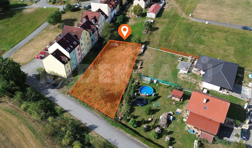 Prodej stavebního pozemku 896 m², Borotín – fotka 1 z 5