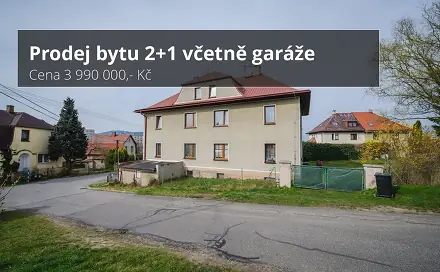 Prodej bytu 2+1 60 m², Zlatá výšina, Hrádek nad Nisou, okres Liberec