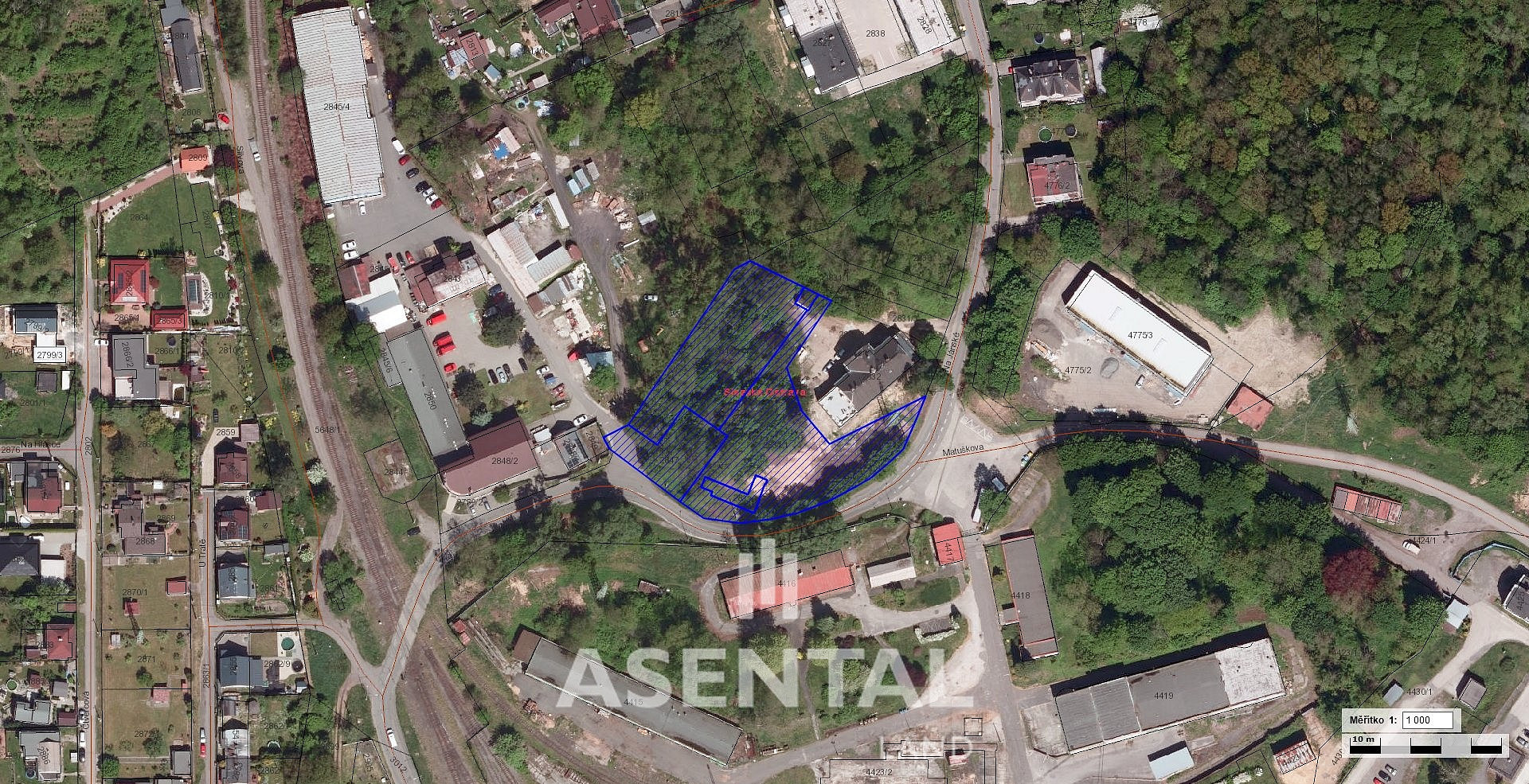 Prodej stavebního pozemku 4 449 m²
