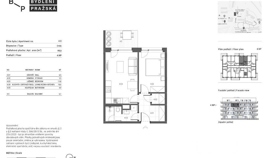 Prodej bytu 2+kk 44 m², Praha – náhled fotky 10