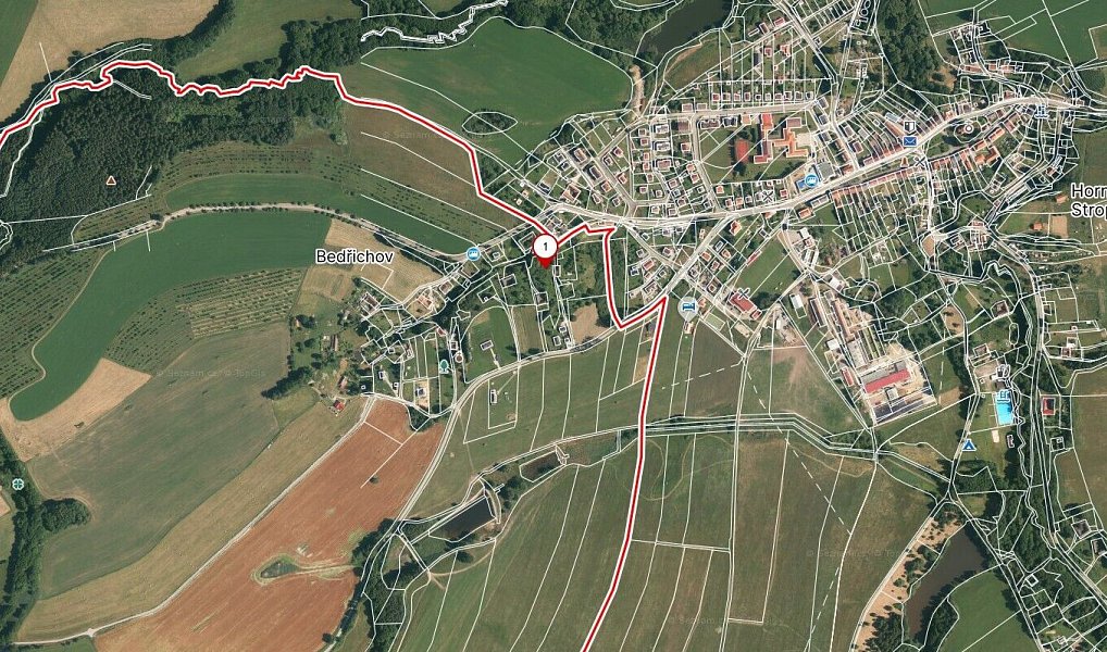 Prodej stavebního pozemku 2 842 m², Horní Stropnice – náhled fotky 9