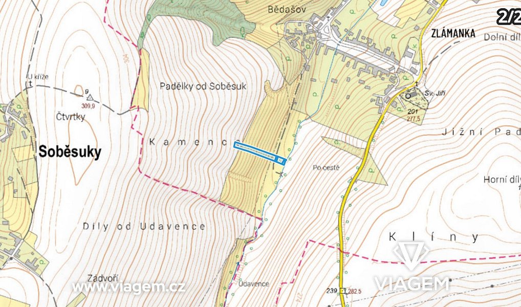 Prodej pole 613 m², Kroměříž – náhled fotky 7