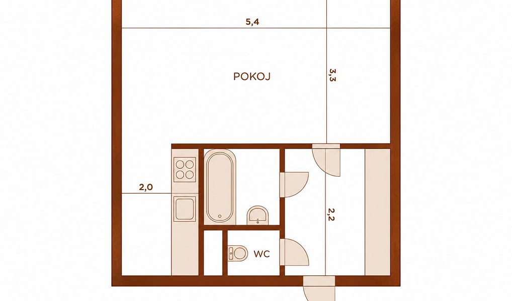 Prodej bytu 1+kk 29 m², Orlová – náhled fotky 4