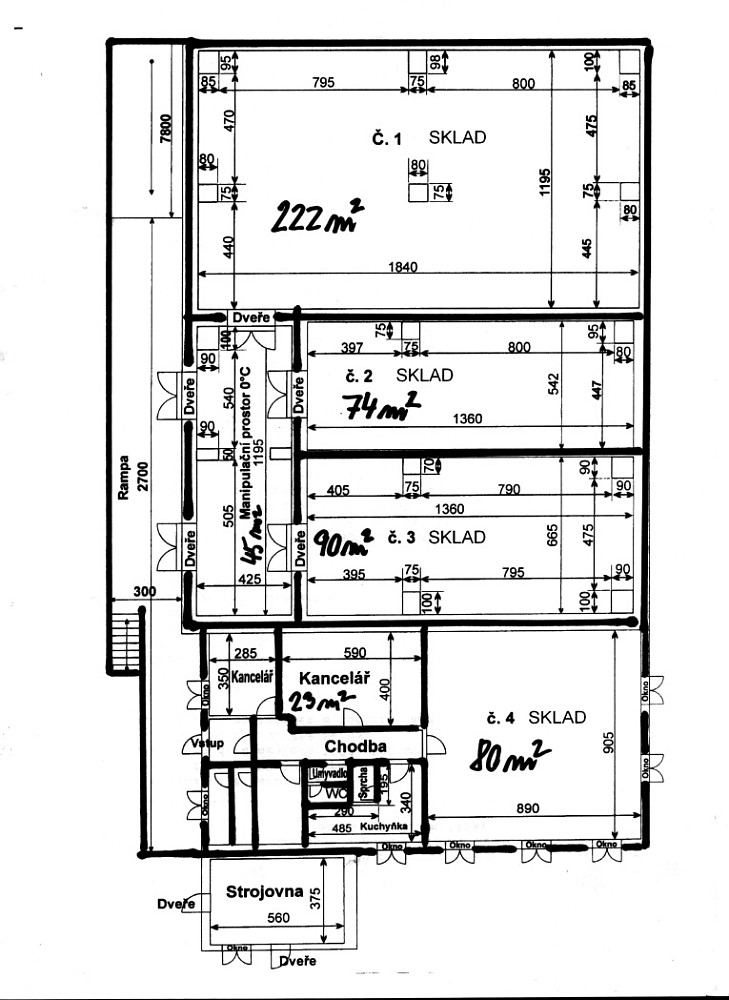 Pronájem skladovacích prostor 220 m² – fotografie 5