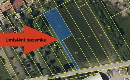 Prodej stavebního pozemku 1 220 m², Kroměříž - Bílany