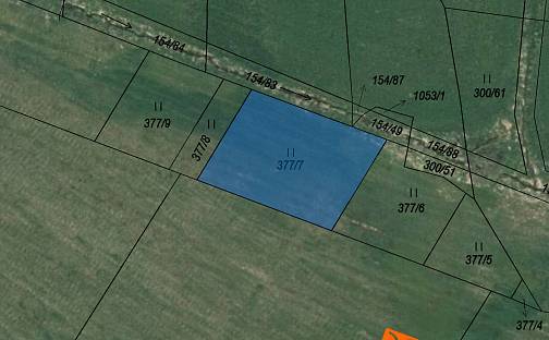 Prodej pozemku 491 m², Hlasivo, okres Tábor