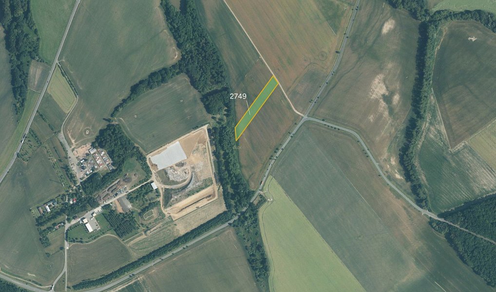 Prodej pozemku, 4505 m², Kroměříž, Mrlínek